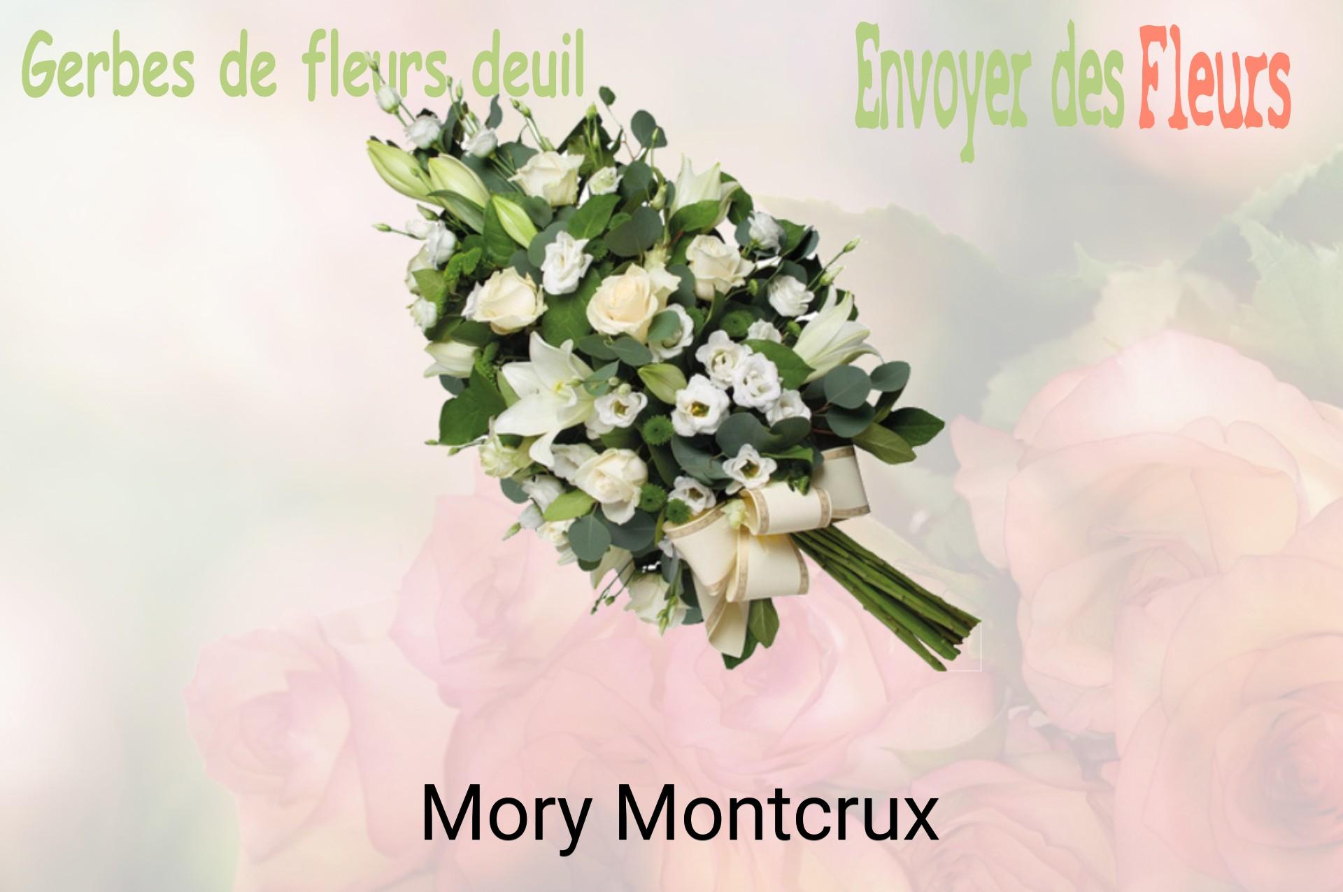 Gerbe de fleurs de deuil livrée à Mory-Montcrux